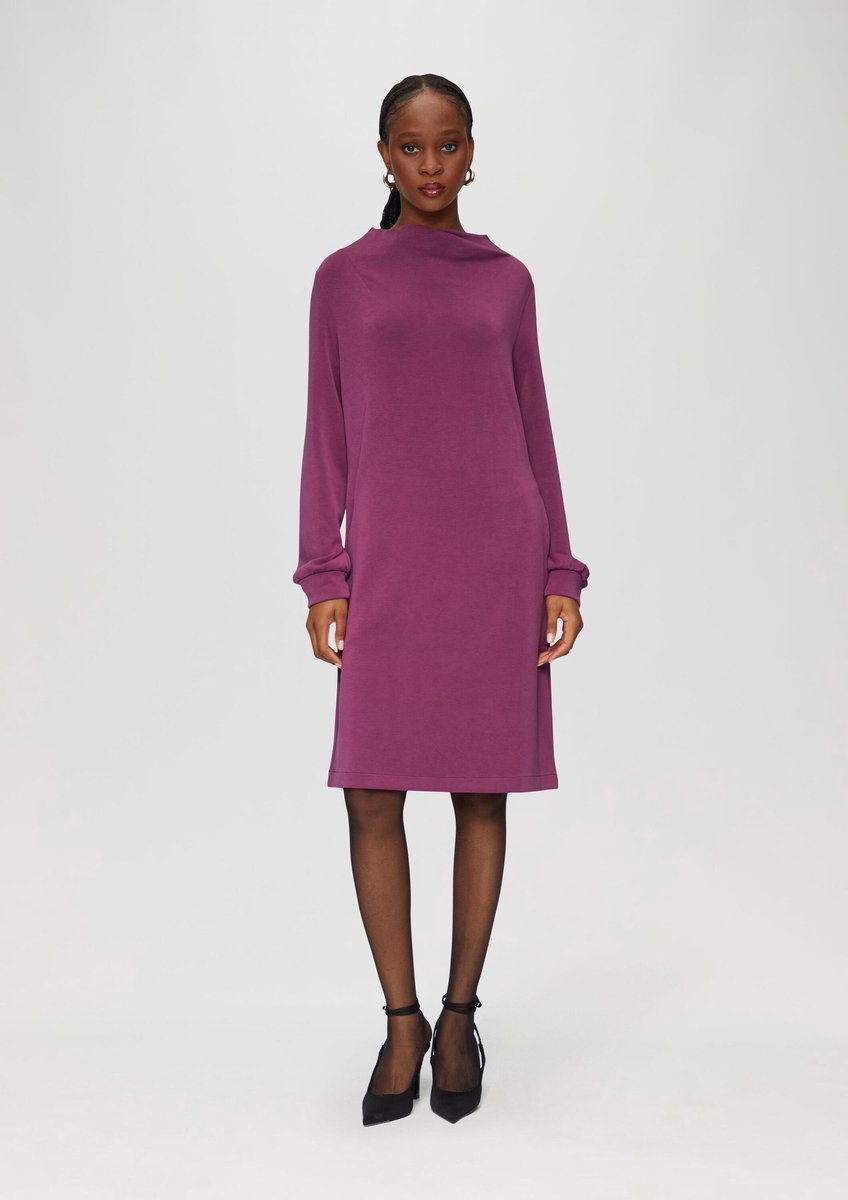 s.Oliver BLACK LABEL - Jurk - Maat 40 - Vrouwen - 4639 LILAC/PINK -