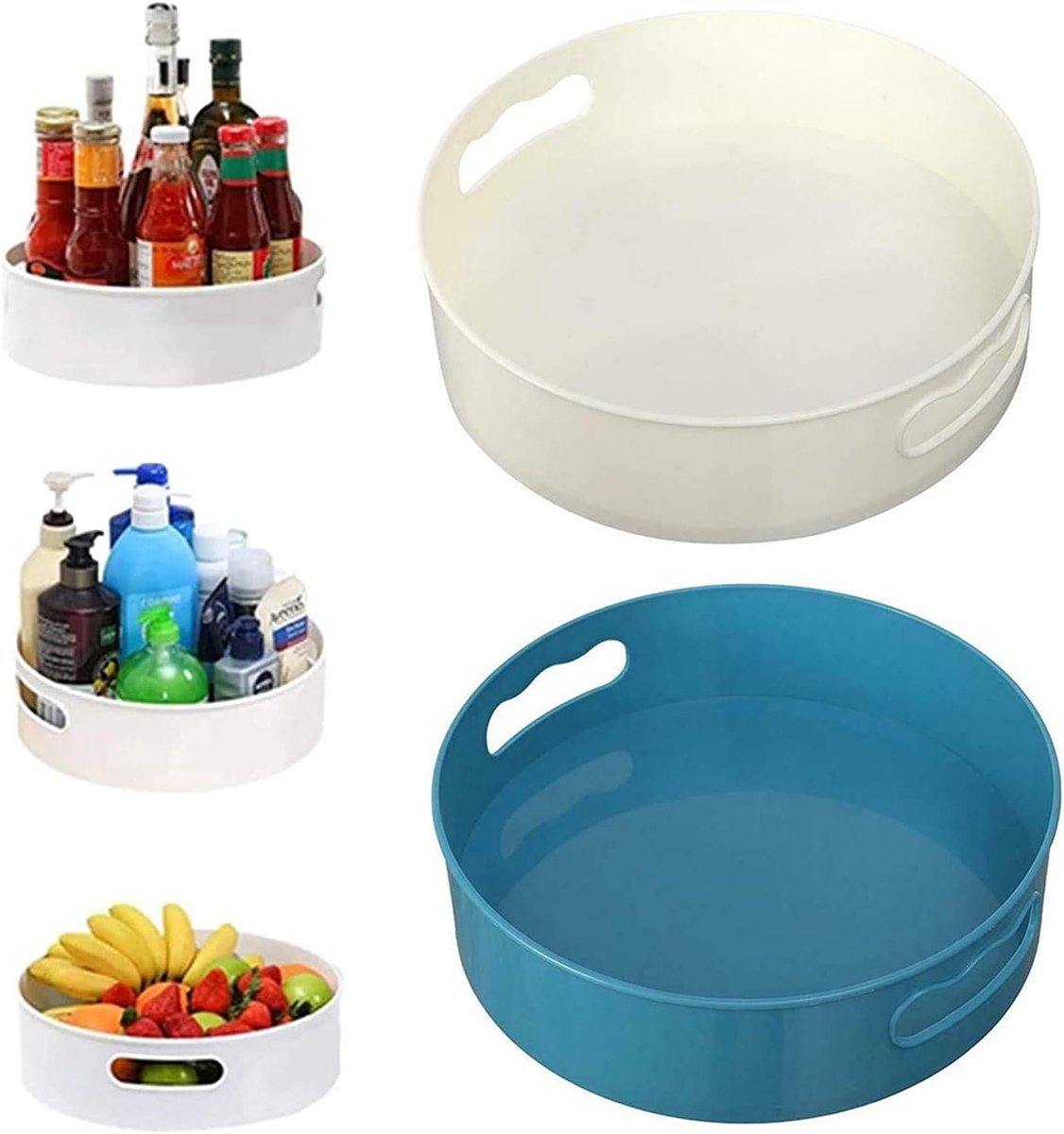 Roterende Lade - Keuken Organizer - Opbergen & Ordenen - Soepel Draaiend - 2 Stuks