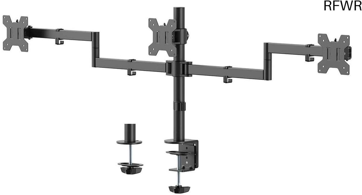 Monitorbeugel 3 Schermen - Monitorarm 2 Schermen - Gamingmonitor - Gasveer