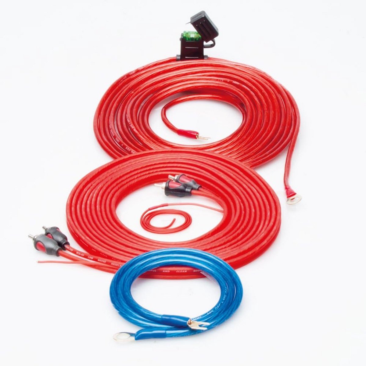 5 Meter Accukabel Set 6mm² voor Auto Hifi Versterker Installatie