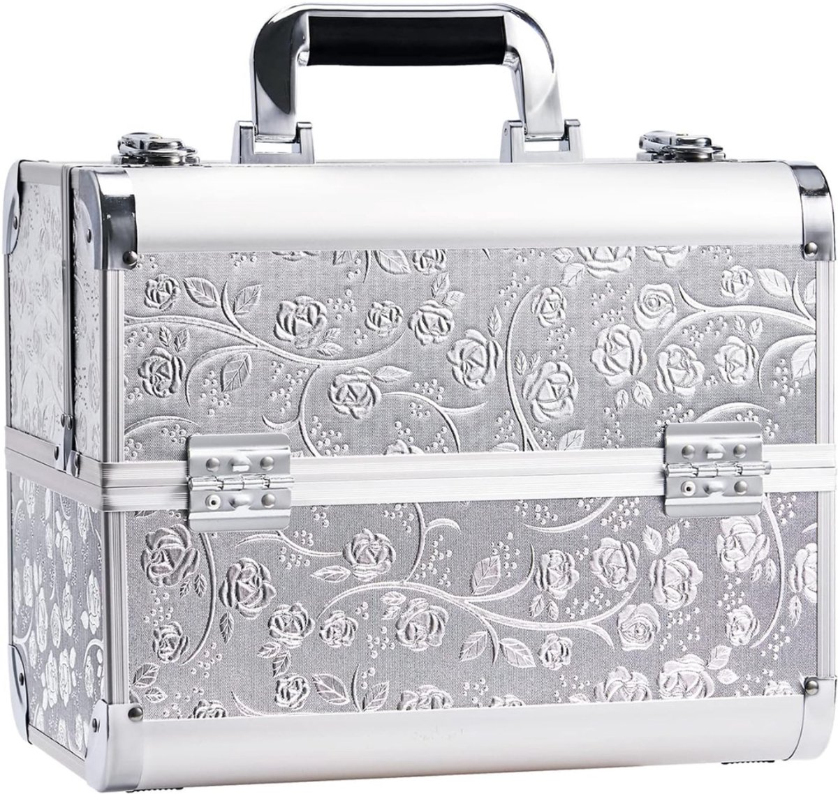 REN® Nagellak Koffer - Nagellak- Zilver - 32cm x 21cm x 26cm