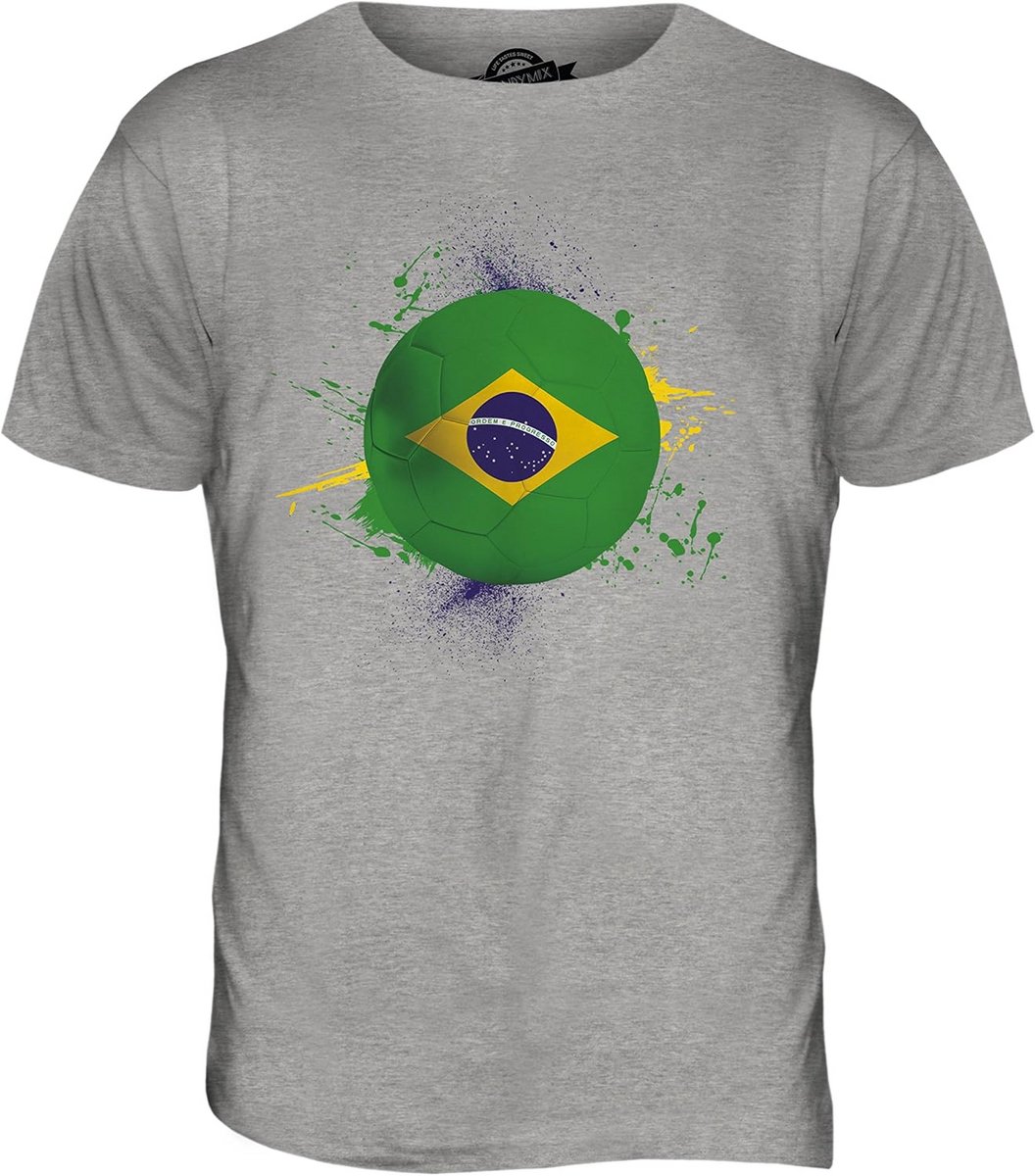 Heren T-Shirt Voetbal Brazilie Fan Kleding Comfortabel Katoen
