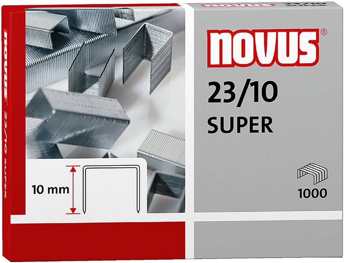 Super nietjes 23/10 voor nietjesapparaat - 1000 stuks