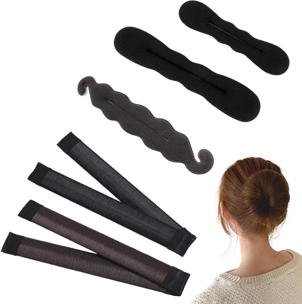 Set van 5 Haar Knotten Clips voor Perfecte Stijlen
