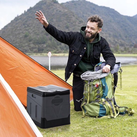 Campingtoiletten - Draagbaar Toilet - Portable toilet - Noodtoilet - Grijs - 20L - 150kg Draagvermogen & Compact Ontwerp - Geschikt voor Kamperen, Auto en Thuis van Merkloos — afbeelding 5