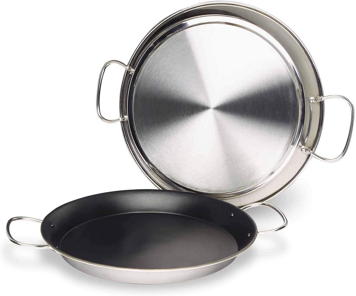 RVS Paellapan met Antiaanbaklaag 28 cm