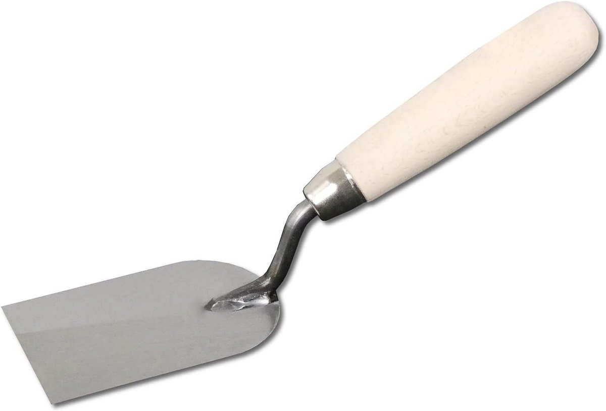 Gipspaan 60mm Staalblad Poetsspatel Stucateursspatel met Stevige Gelaste Steun