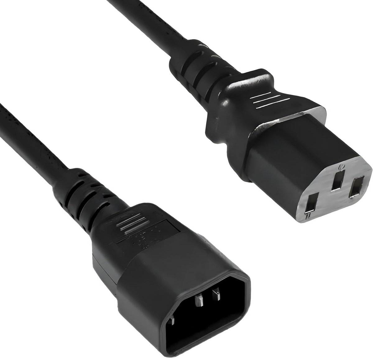 Stroomkabel C13 naar C14 voor UPS en PDU - Zwart 3 Meter