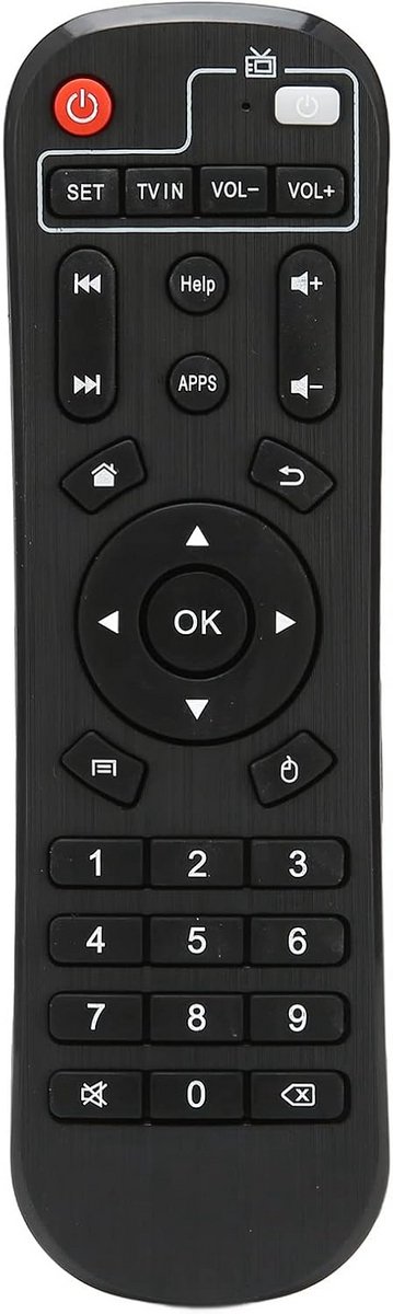 Universele Afstandsbediening met Grote Knoppen voor Diverse TV Box Modellen