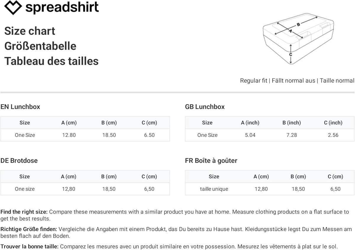 Broodtrommel Lunchbox voor Kinderen met Leuke Opdruk, BPA-vrij