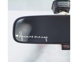 Autostickers voor Bestuurders en Vrouwen, Affirmaties, 4 Stuks, PVC Sticker