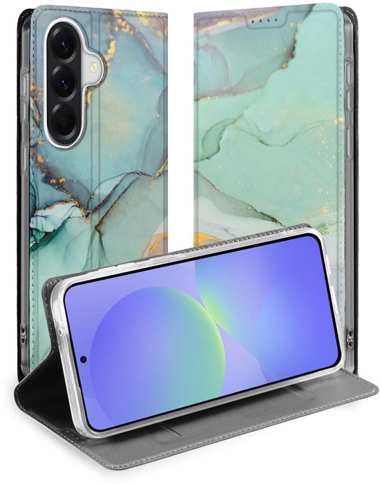 Samsung Galaxy A37 Book Cover Watercolor Mix