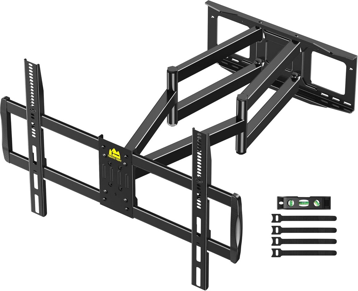 Robuuste Full Motion TV Muurbeugel met Lange Arm voor Grote Televisies