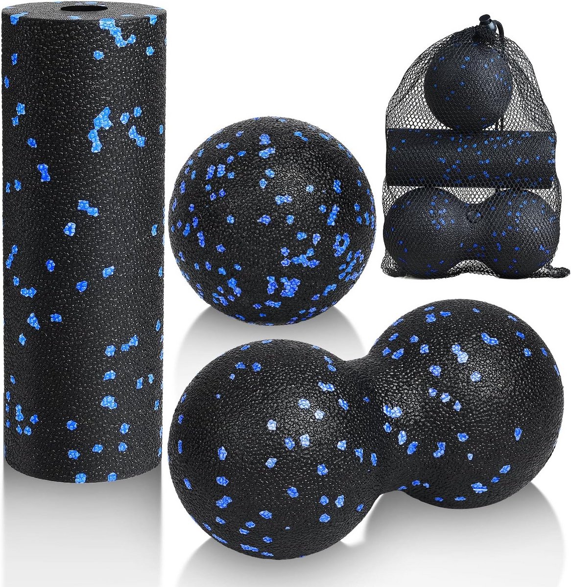 Set van 3 Massageballen voor Spierontspanning en Triggerpoint Therapie