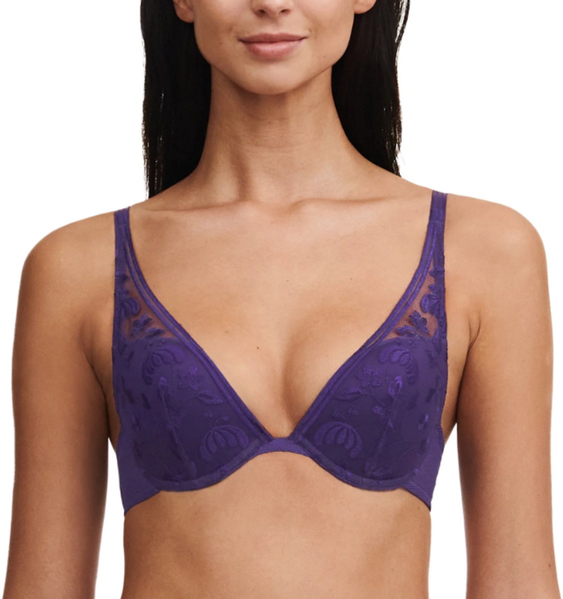 Chantelle Pulp Philter - plunge bh - maat 70D - club purple - C22CNR-026