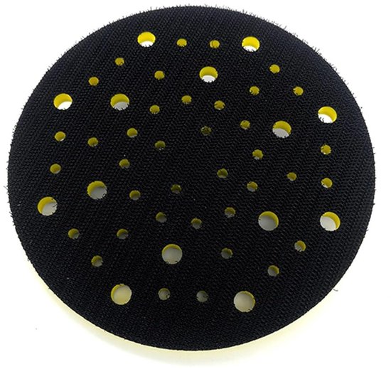 Schuurschijf van 125 mm met haak en lus, klittenbandsysteem, compatibel