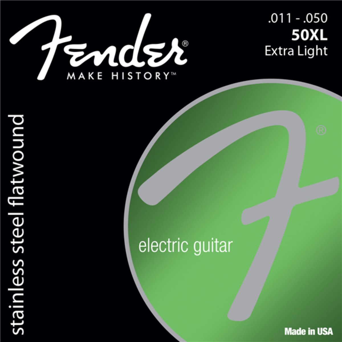 Fender 50XL Stainless Flatwound 11-50 - Elektrische gitaarsnaren