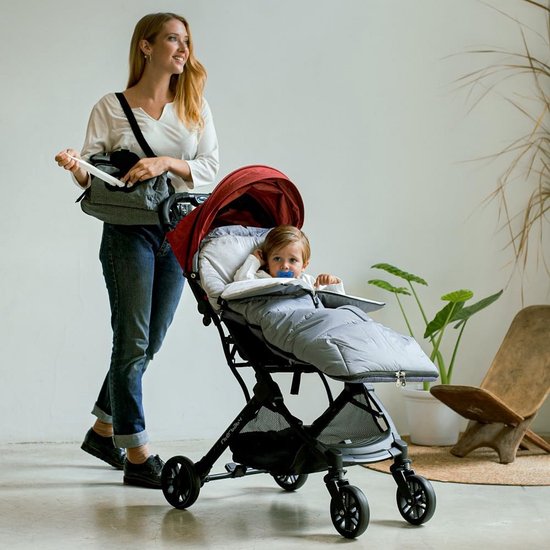 Universele Voetenzak voor Kinderwagen - Warm, Zacht Pluche en Anti-Allergeen van Merkloos — afbeelding 5