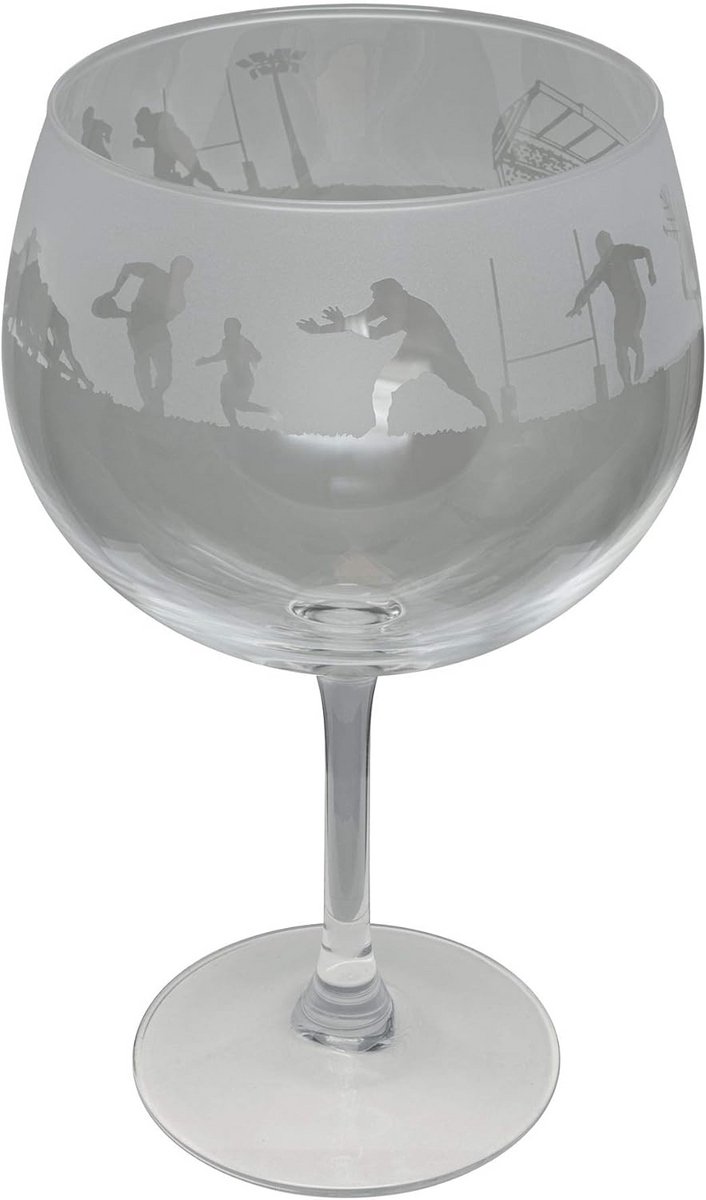 Grote Ballon Glazen voor Gin Tonic Rugby Cadeau