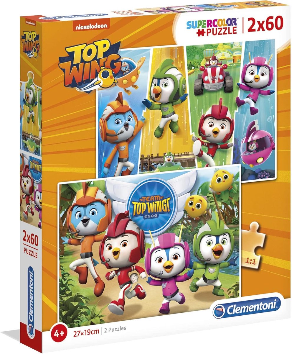 2-in-1 Kinderpuzzel 120 Stukjes - Vrolijke Kleuren en Ontwerpen