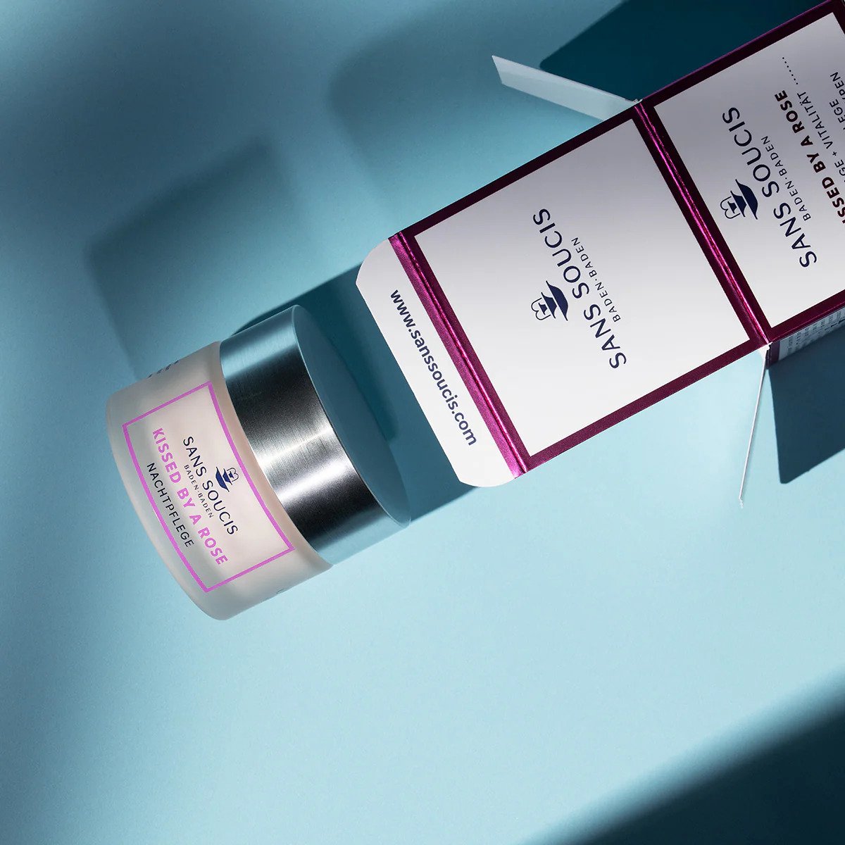 Sans Soucis Kissed By A Rose Nachtcrème - 50ml - Voedend