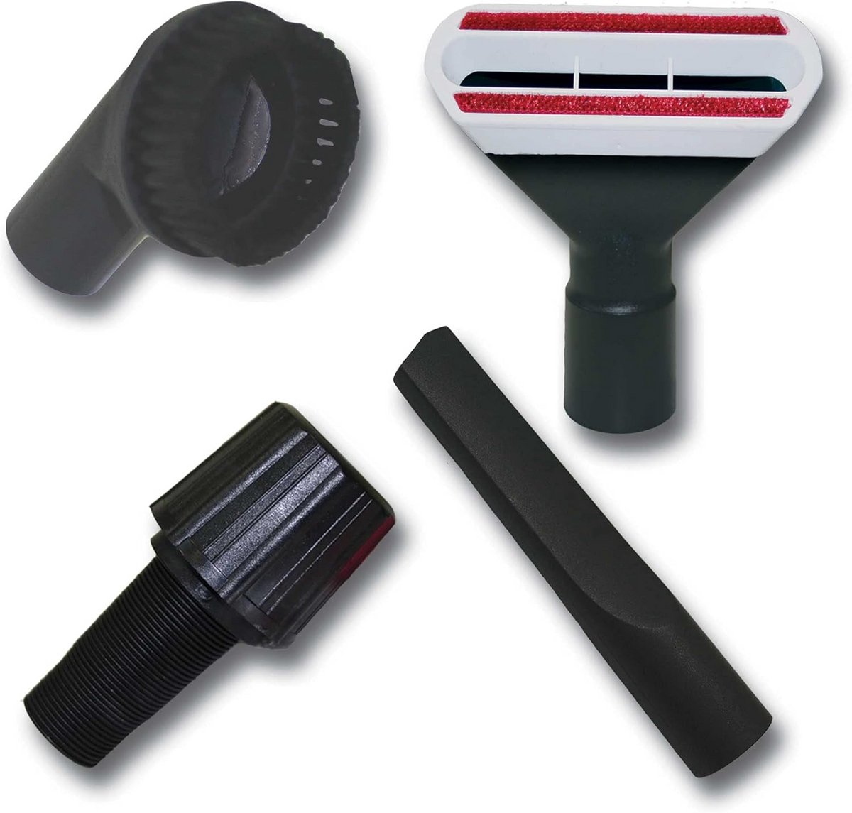 4-delige stofzuigermondset - Universele accessoires voor alle stofzuigers