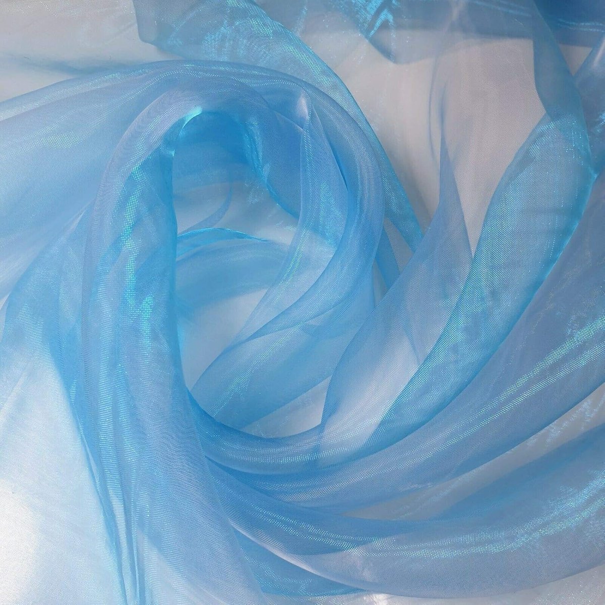 Luxe Organza Stof (150cm Breed) - Voile Gordijnstof & Bruiloftsdecoratie per Meter - Turquoise
