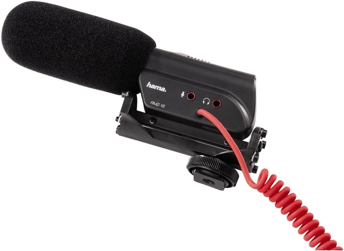 Professionele Richtmicrofoon voor Camera's met Omschakelbare Richtkarakteristiek