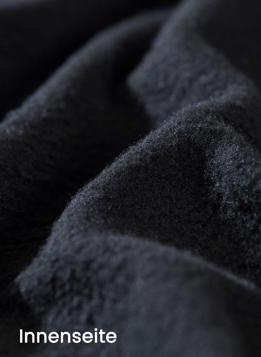 Herensjaal Fleece - Warme Sjaal - Buitenactiviteiten - Met Franjes