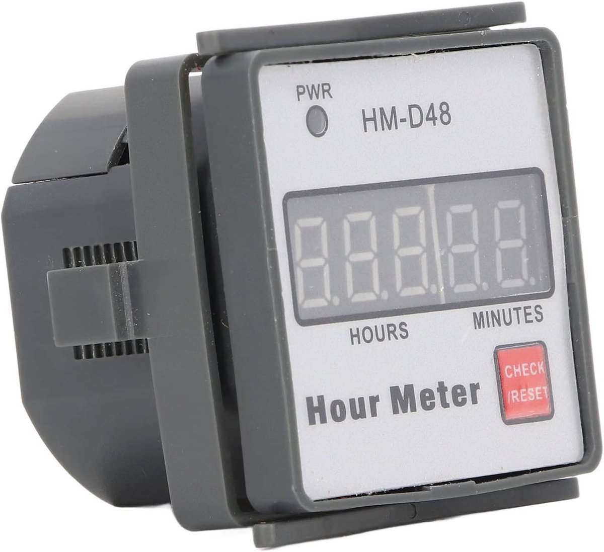 Digitale Urenteller - Werkurentimer - Systeem Controle - Reset Functie - 48x48mm Paneel - Zwart