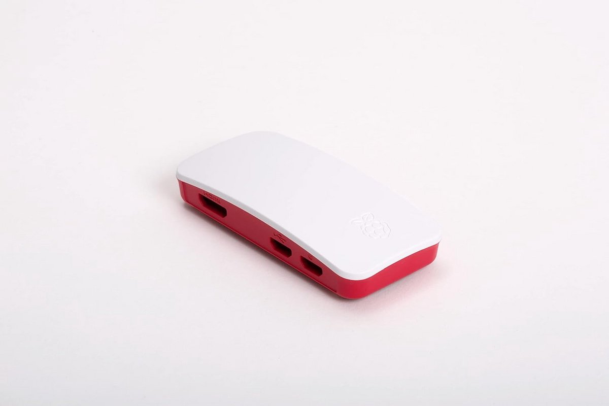 Behuizing voor Raspberry Pi SBC - Rood/Wit Kleurcontrast