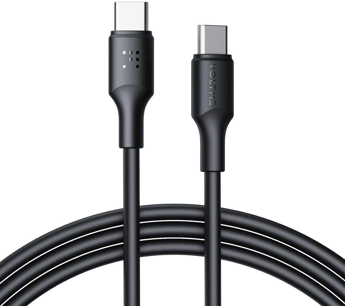 USB-C Kabel 100W PD Snelladen TPE Zwart 2 Meter