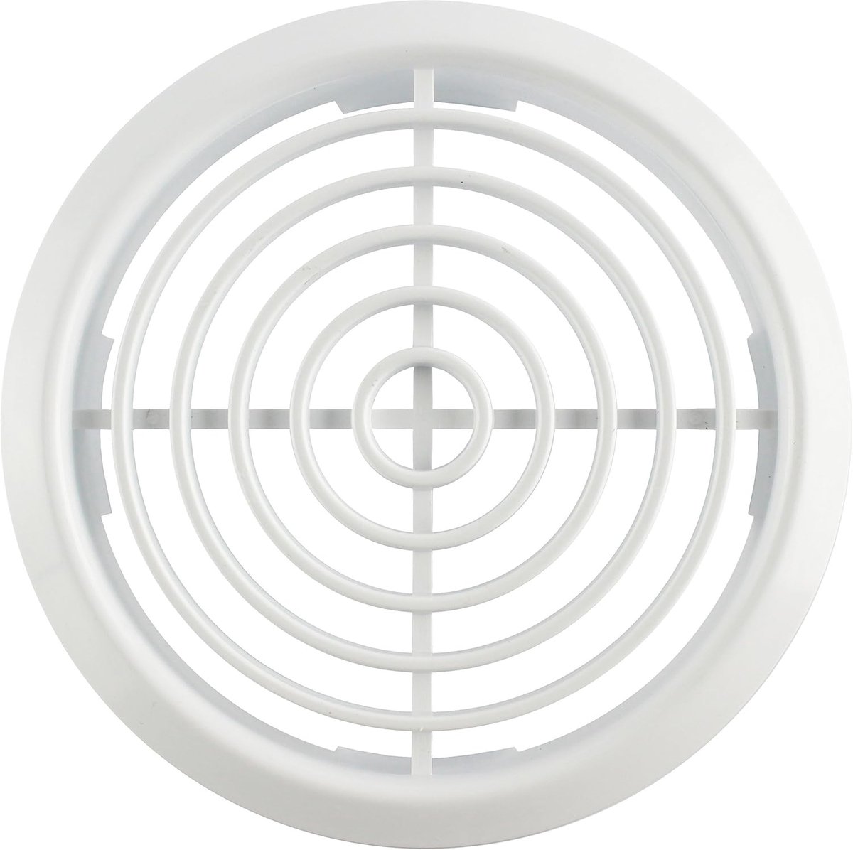 Ventilatierooster - Meubelrooster Deurrooster - Luchtuitwisseling Creëren - Weerbestendig Kunststof - 1 stuk - Wit