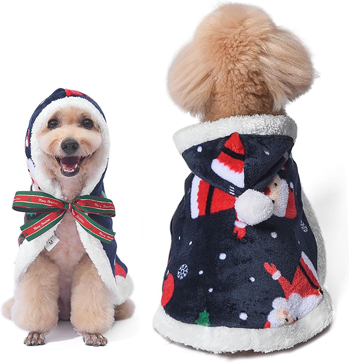 Warme Kersttrui voor Puppy en Kleine Hond - Comfortabele Hoodie Kleding