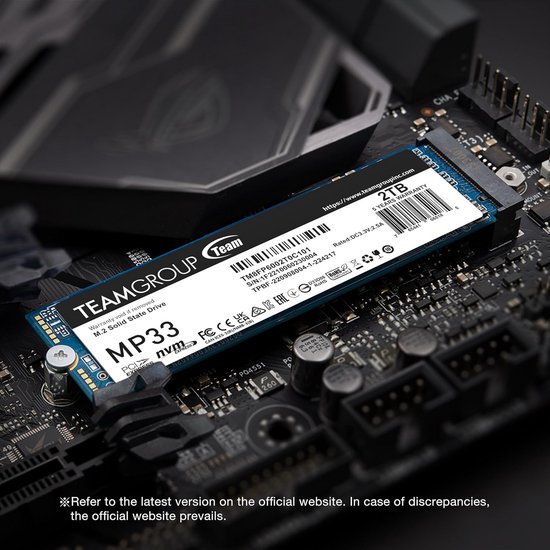 Interne SSD M.2 NVMe PCIe 3.0 voor PC en Laptop - 2000GB Opslag van Merkloos — afbeelding 4