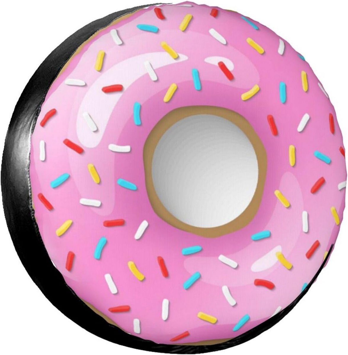 Grappige Roze Donut Reservewielhoes - Waterdichte en Stofdichte Bandenbeschermer