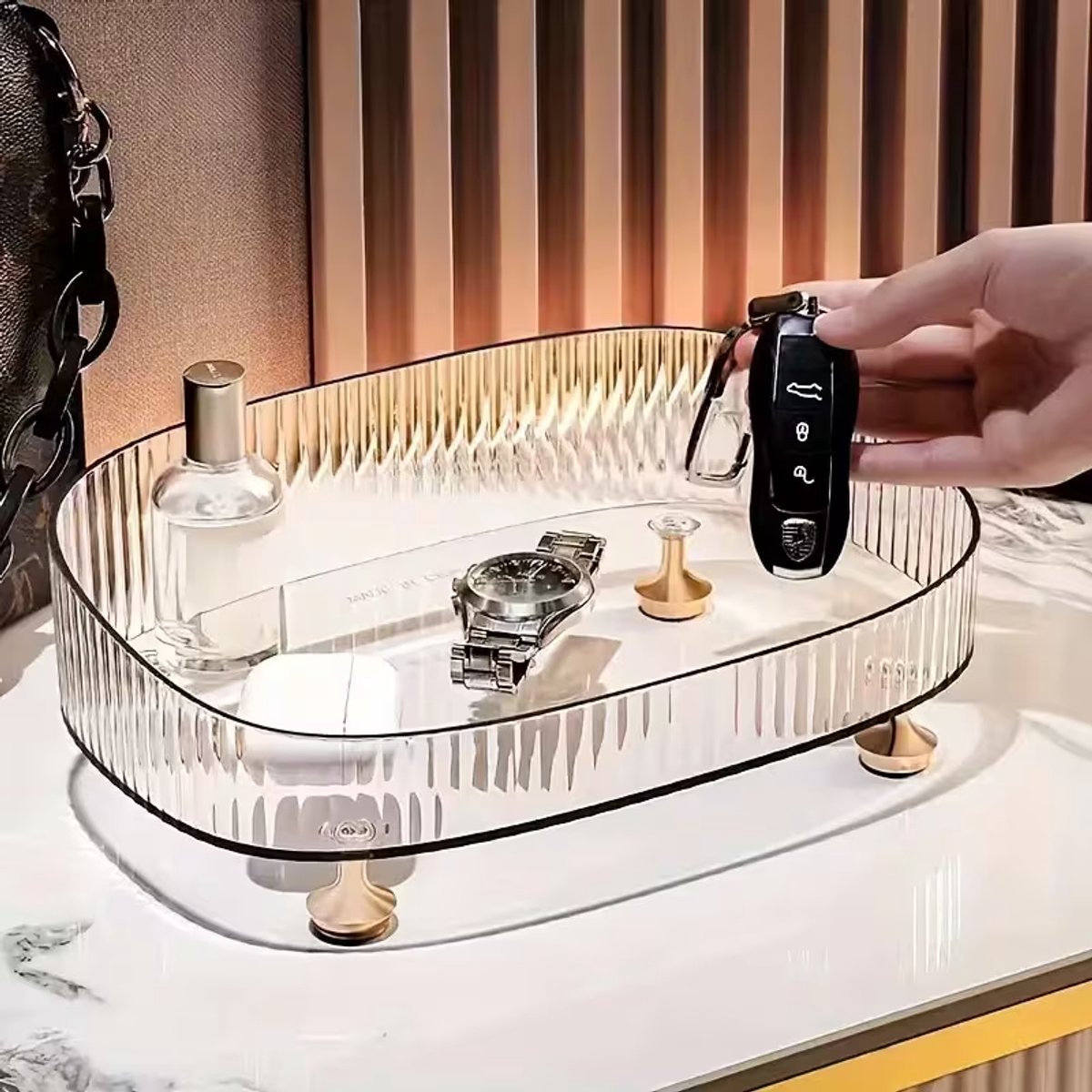 Make up Portable Rotating Cosmetic Organizer with Drawers, Dustproof Makeup Storage Case and Free Brush Set, Suitable for European Makeup Needs make up bakjes make up organizer