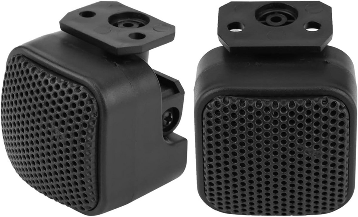 Universele 12V Auto Tweeters Set - Krachtige Vierkante Luidsprekers voor Stereo Audio Systeem