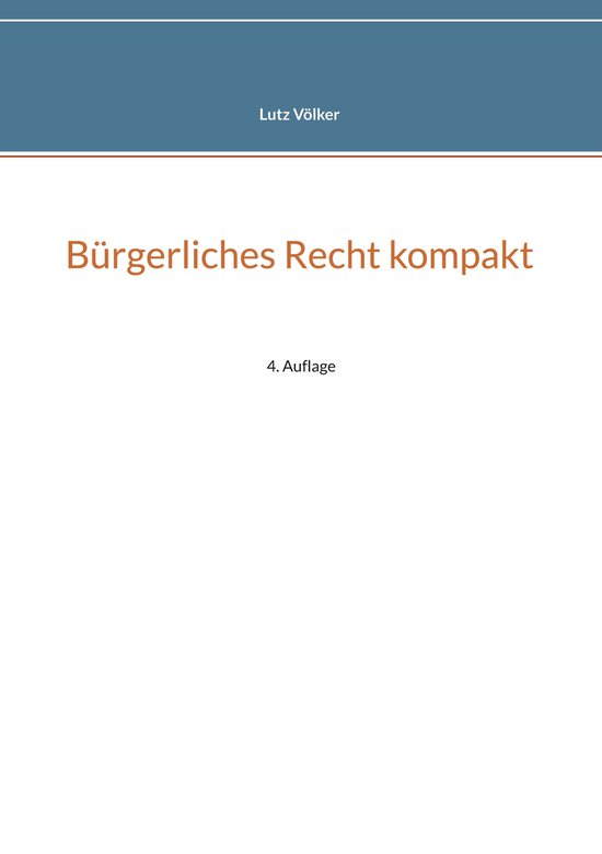Bürgerliches Recht kompakt - cover