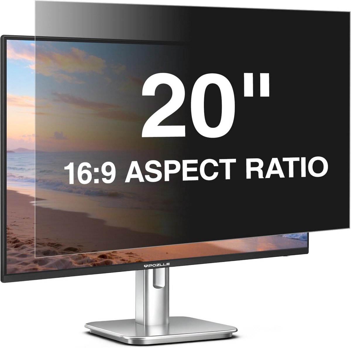 Privacyfilter Monitor 20 Inch 16:9 met Blauwlichtfilter en Antireflectie