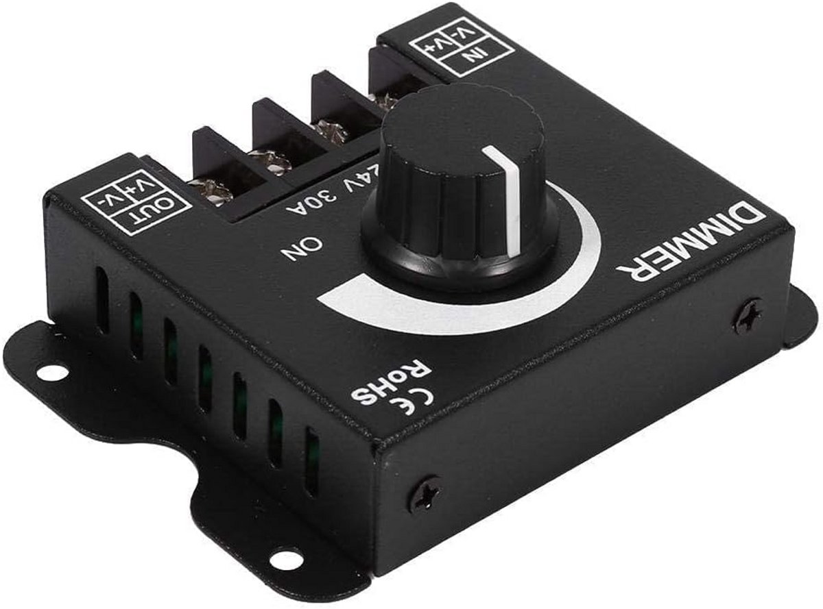 12V-24V 30A LED Strip Dimmer Manuele PWM Controller voor Helderheidsaanpassing Strips