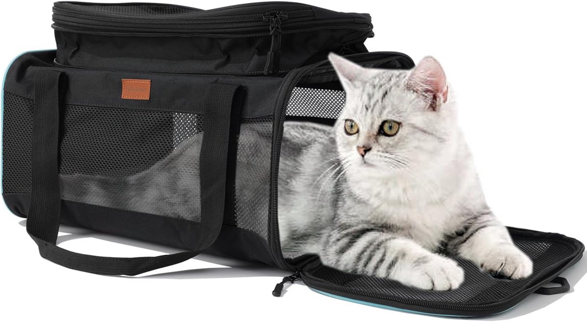 Uitbreidbare Reistas voor Katten en Kleine Honden - Luchtvaartmaatschappij Goedgekeurd