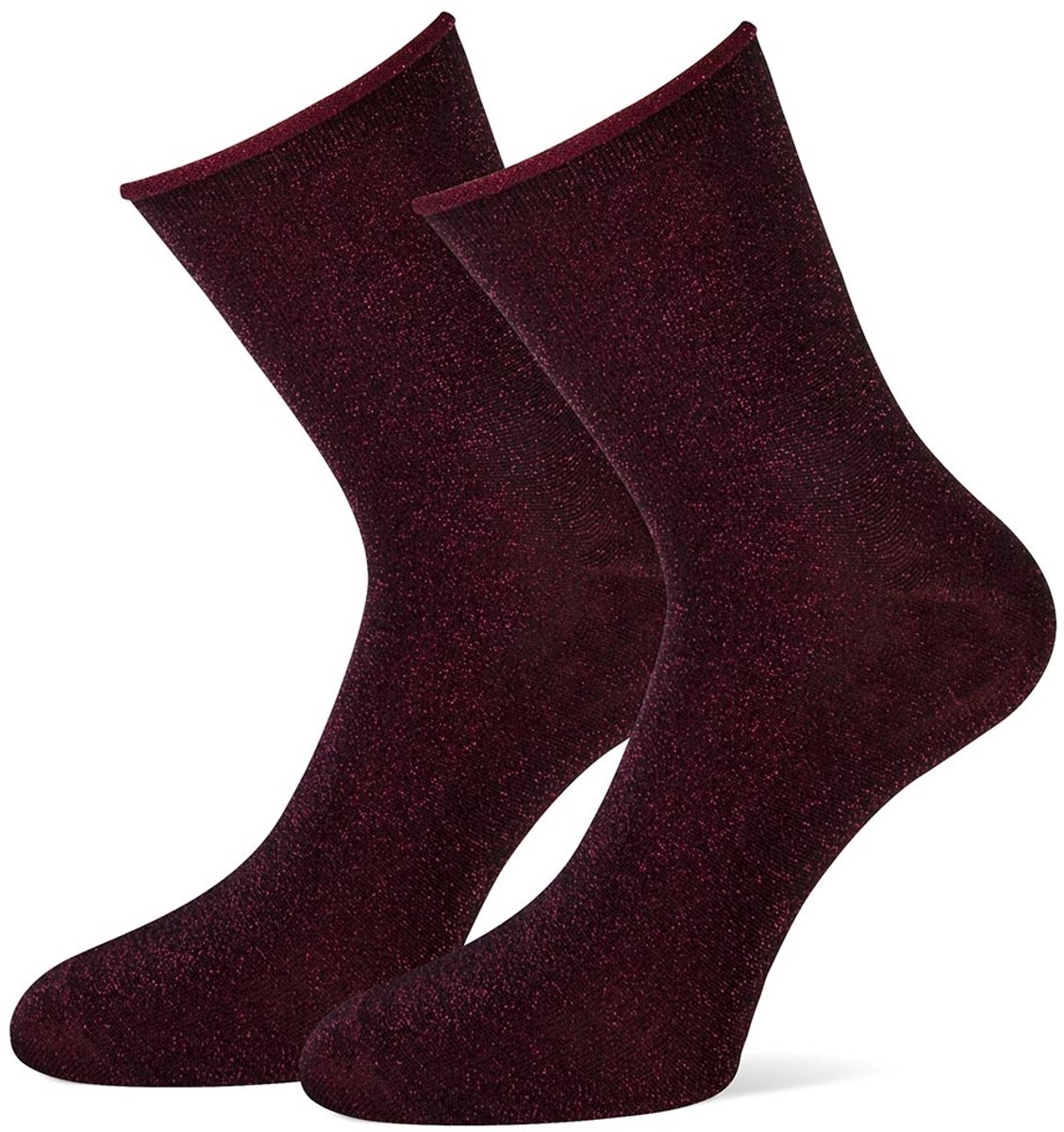 MarcMarcs - 4-Pack - Damessokken - Katoenmix Zachte - Dames - rood - 35-38 - 81997