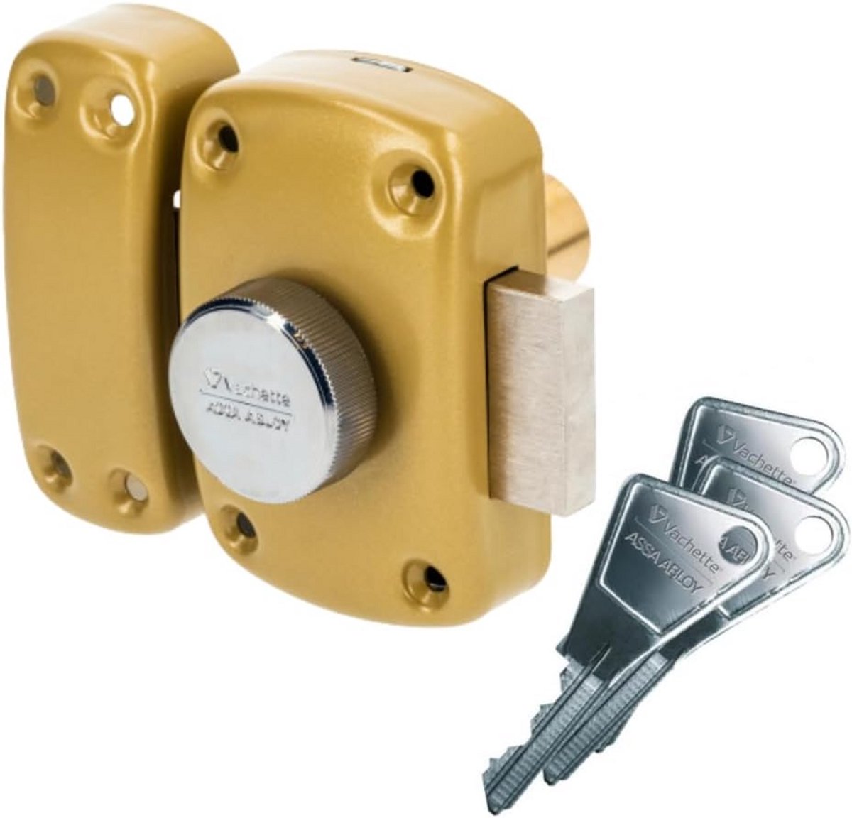 Veilig Cilinderslot Brons 30 mm voor Hout, Metaal, PVC en Aluminium Deuren