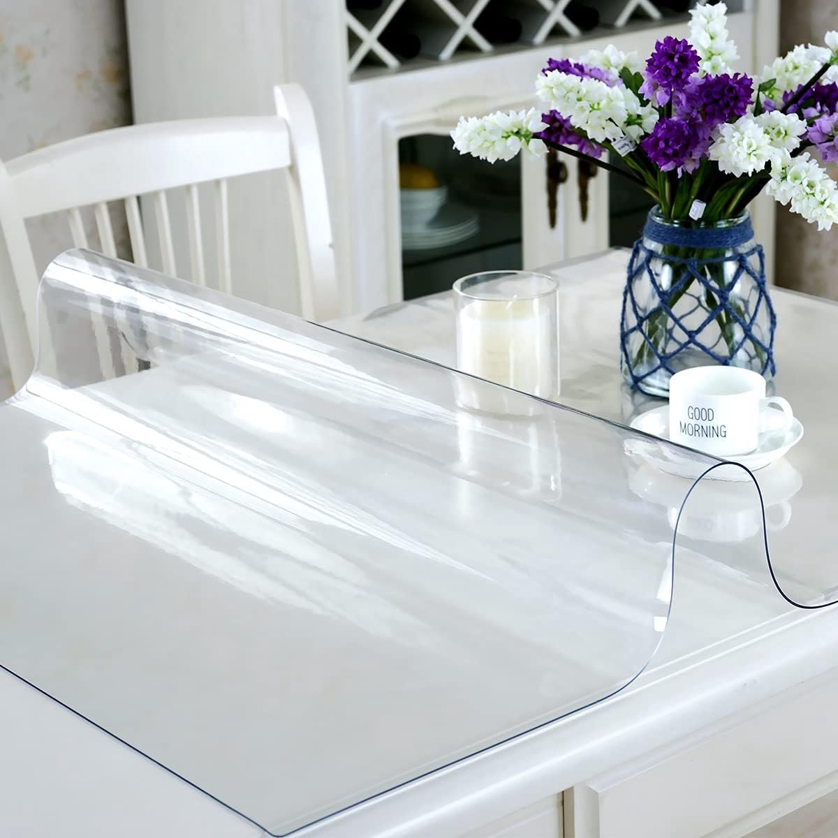 Kristalheldere Transparante Tafelbeschermer PVC 2mm - Krasbestendig en Waterdicht