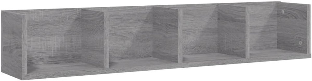 Zwevend CD en DVD Wandrek voor Muurmontage - 100x18x18 cm