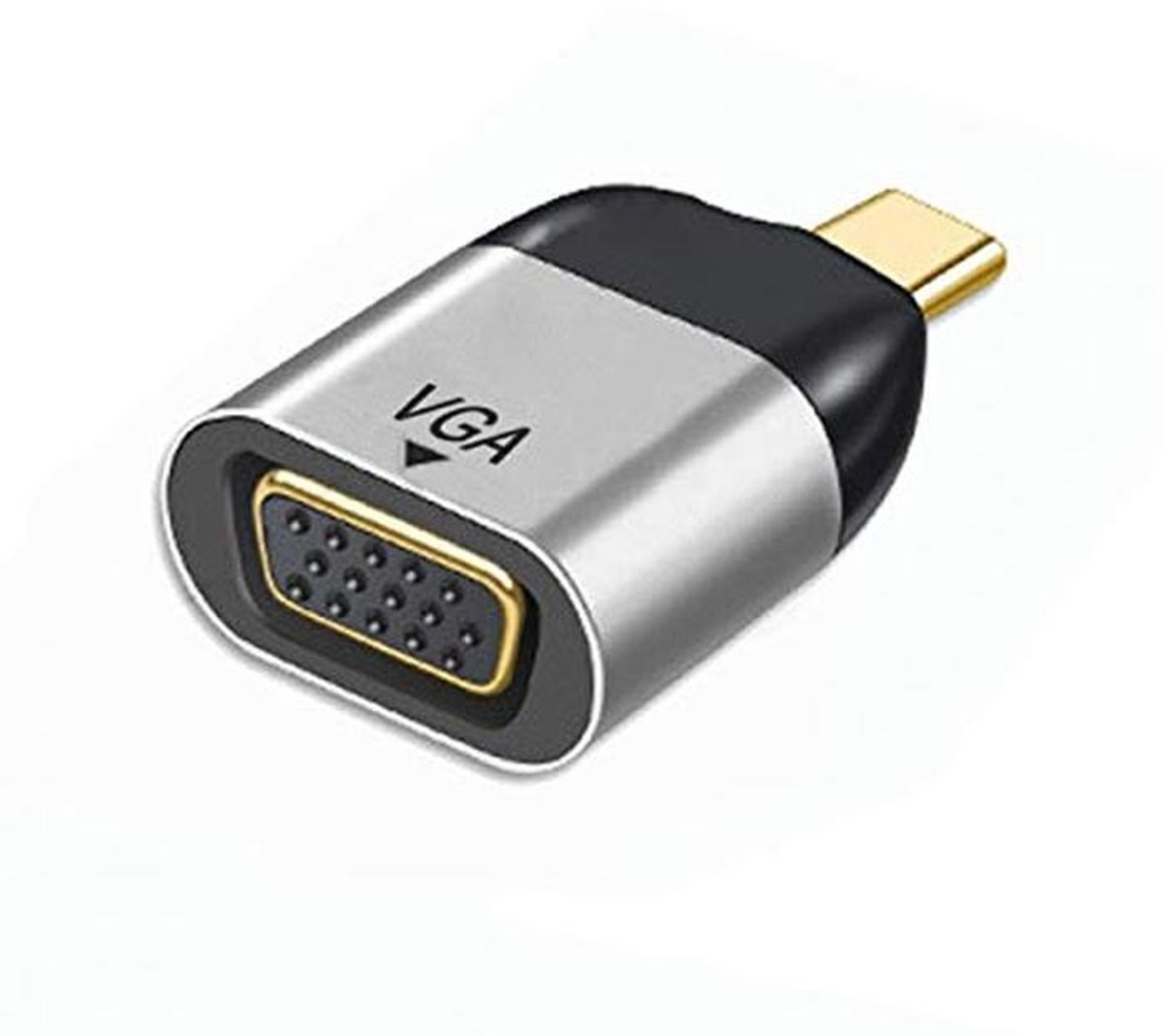 USB-C naar VGA Adapter voor Beeldscherm Projector Verbinding 1080p 60Hz