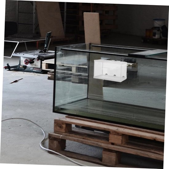 Broedbak Aquarium Scheidingsnet met Zuignappen voor Jonge Vis en Broed — afbeelding 2