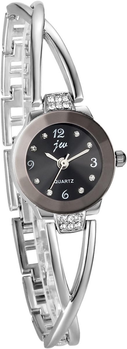 Dameshorloge Quartz Ultra Dun Analoge Metaal Armband Rozenkroon