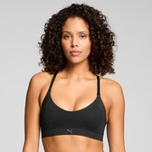 PUMA Voorgevormde Triangel Sport Top - Zwart -